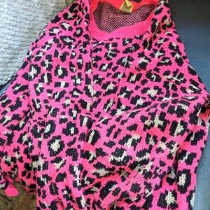 Victoria secret pink leopard sweatshirt